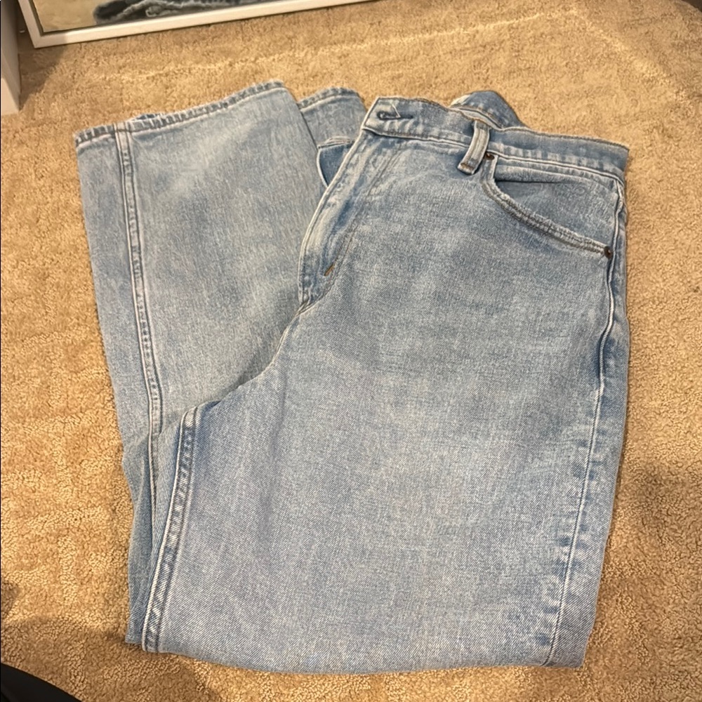 Abercrombie & Fitch Ankle Straight Ultra High Rise Jeans Curve Love Size 29